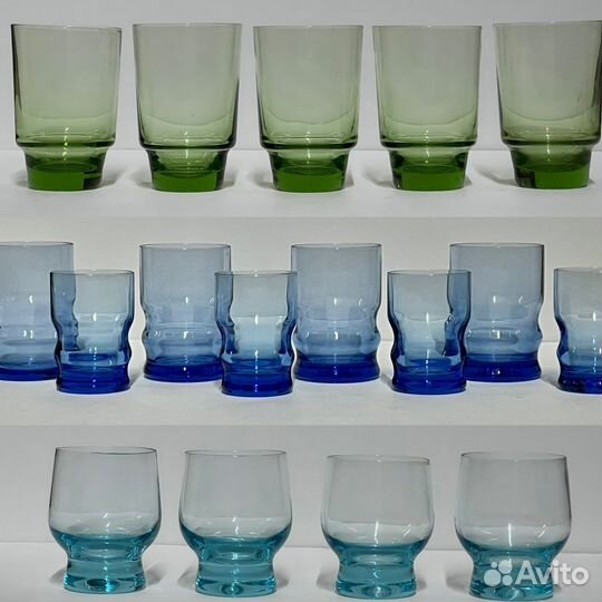 Цветное стекло винтаж