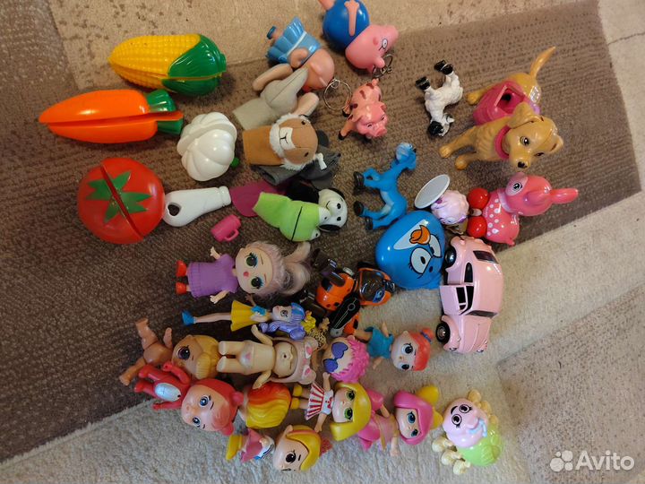 Игрушки пакетом для девочки