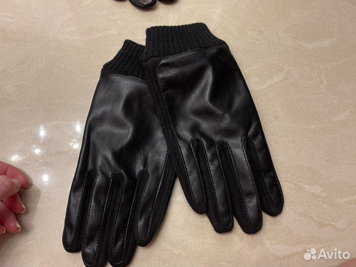 Мужские кожаные перчатки