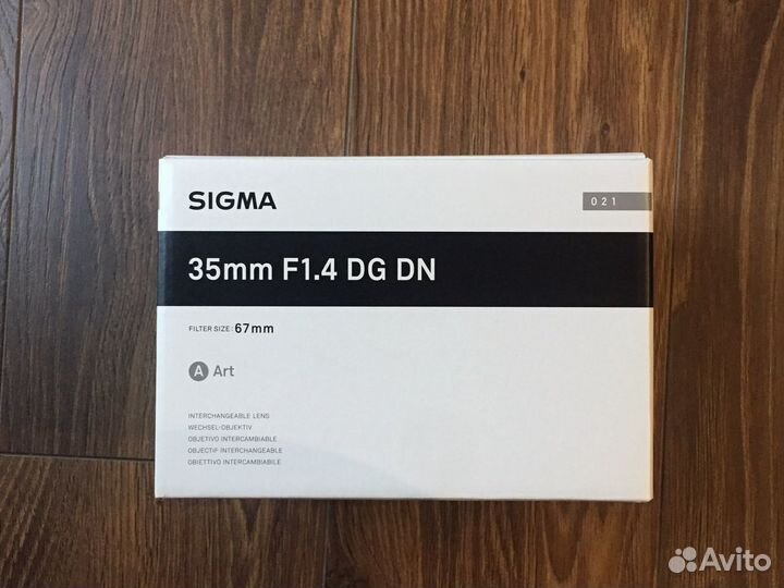 Sigma AF 35mm F/1.4 DG DN ART Новые-Гарантия