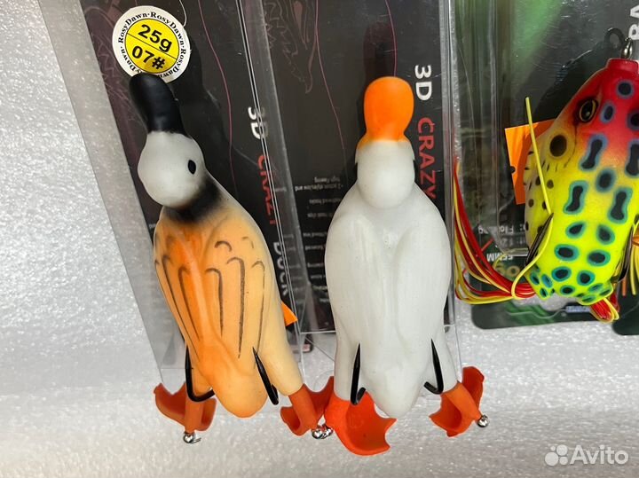 Набор лягушек и уток