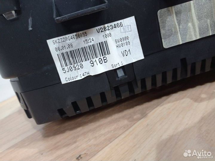 Панель приборов (щиток) Skoda Fabia 2 (5J) 5J 2008