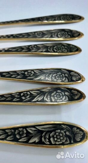 Вилки серебряные (набор 6 шт.) 015090А