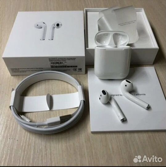 Беспроводные наушники apple airpods 2
