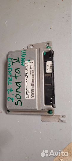 Блок управления двигателем sonata 2.7