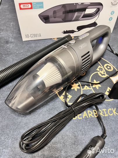 Автомобильный пылесос 12w / сухая и влажная уборка