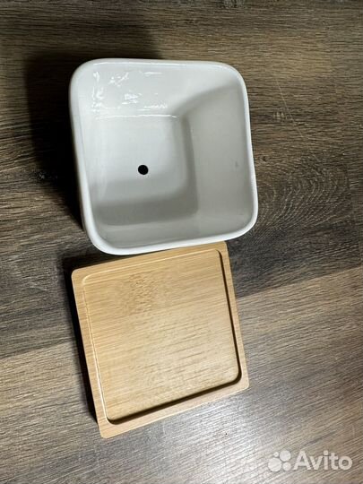 Кашпо горшок для кактусов керамика