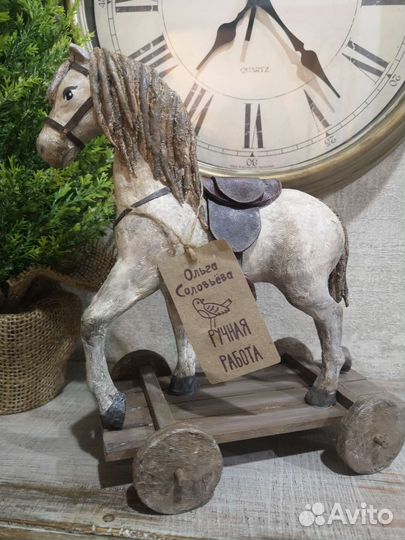 Игрушка интерьерная Лошадка