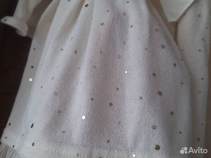 Платье тёплое 80 размер gloria jeans