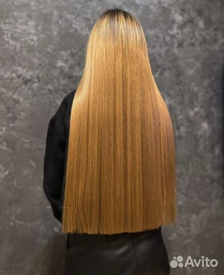 Наращивание биопротеиновых волос