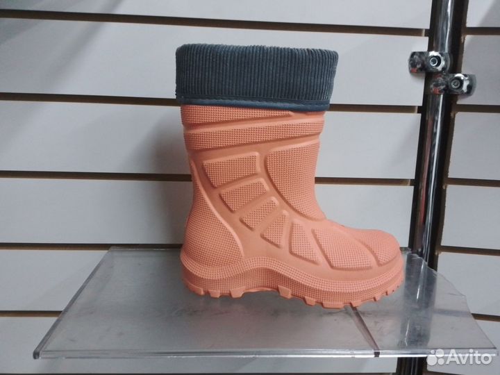 Сапоги детские эва с утепленным сьемным вкладышем