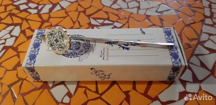 Закладка подарочная фарфор