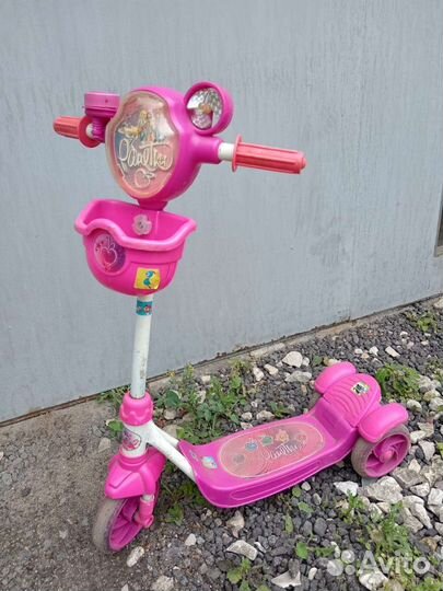Самокат детский трехколесный бу