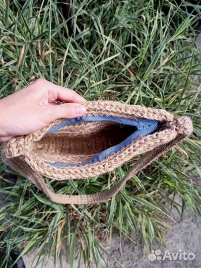 Сумочка из джута