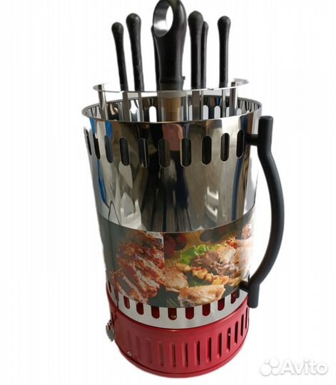 Электрошашлычница. Шашлычница. Электрическая 6 шам