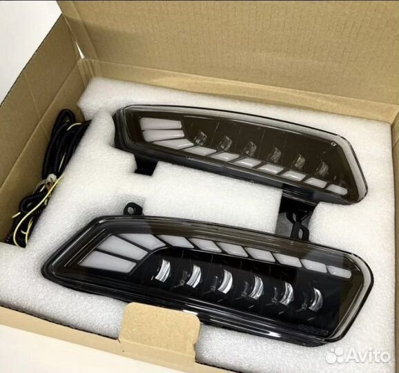 Птф VW Polo (2015) 60W+дхо+ поворотники