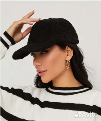 Бейсболка меховая женская