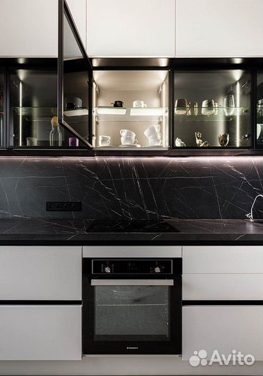 Прямая кухня на заказ под ключ