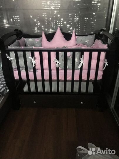 Детская кроватка кедр Viola