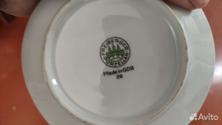 Сервиз кофейный, фарфор гдр (Freiberger Porzellan)