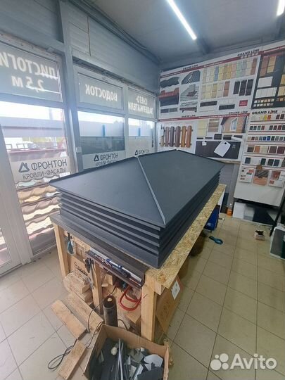 Дымовой зонт с жалюзи