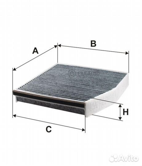 Filtron K1346A Фильтр салона MB A(W176) /B(W246) /CLA(C117) /GLA(X156) 11