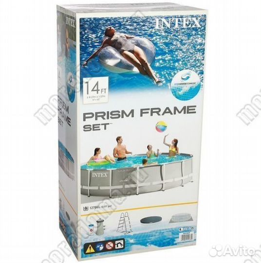 Каркасный бассейн новый 427х107м