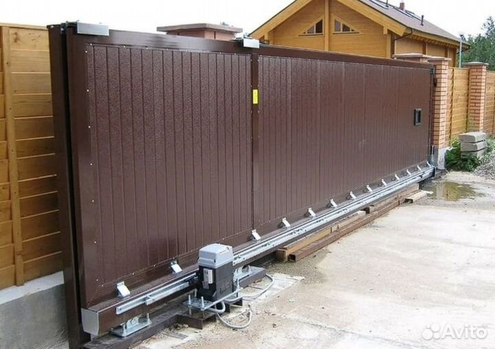 Ворота откатные под ключ