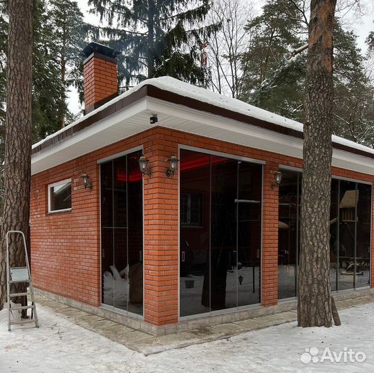 Остеклениедля террас из стекла