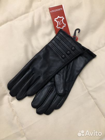 Перчатки кожаные Новые р 7- 7,5