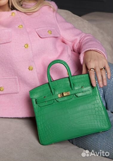 Сумка женская hermes birkin 25 крокодил