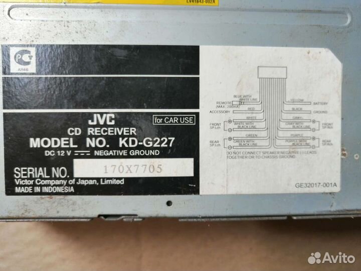 Проигрыватель JVC