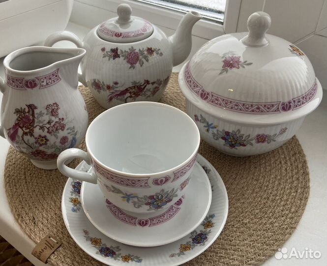 Чайный сервиз фарфор Kahla н.XXв