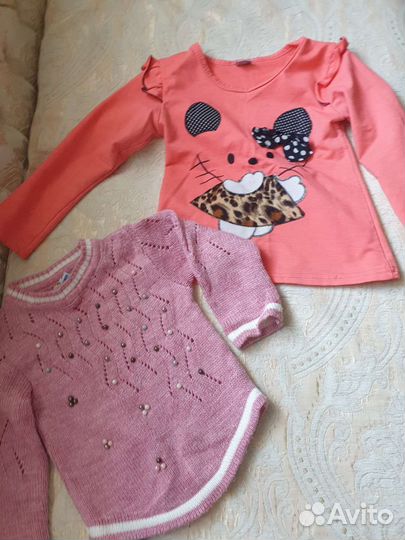 Детская одежда для девочки пакетом бесплатно