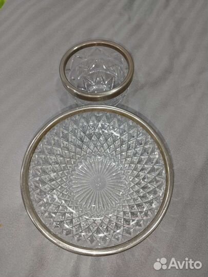 Хрусталь Конфетница салатница