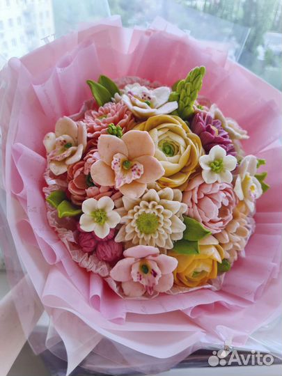 Букет сладкий зефирный