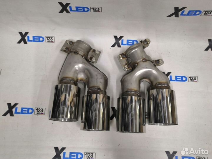 Насадки глушителя BMW G20 G30 G22 стиль M look