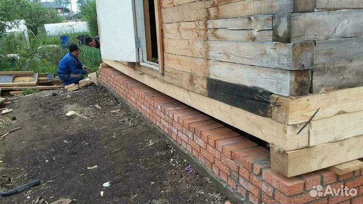 Замена венцов/лаг/полов. Фундаменты все виды