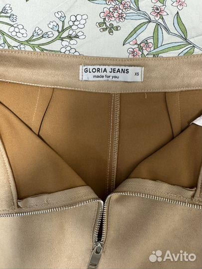 Юбка трапеция замша gloria jeans xs