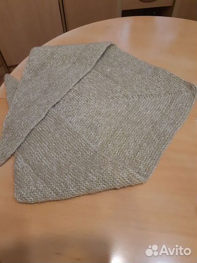 Бактус вязаный, шарф