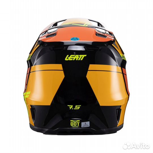 Мотошлем Leatt Moto 7.5 Helmet Kit (Citrus, M, 20