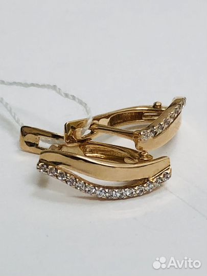 Золотые серьги