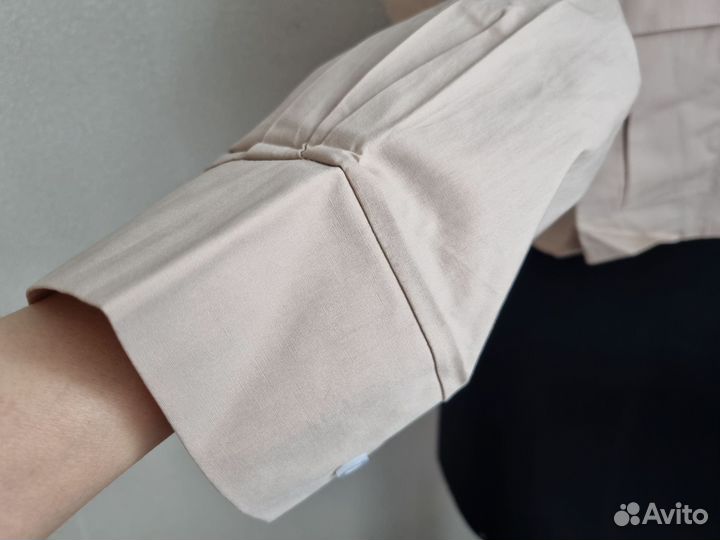 Укороченная рубашка новая 44 46