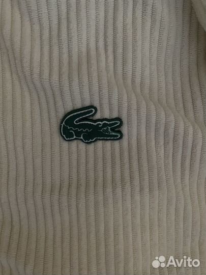 Вельветовая lacoste ветровка