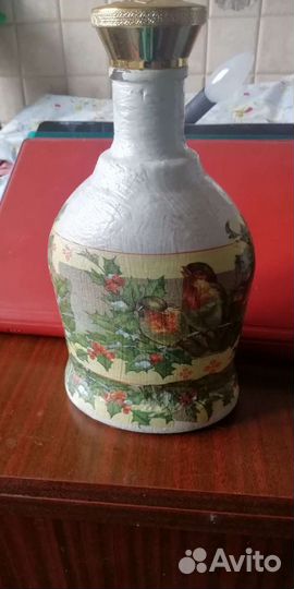 Бутылка 0.8 декорированая