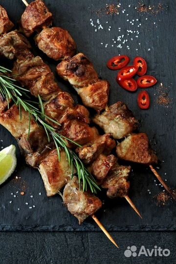 Мясо маринованное для шашлыка