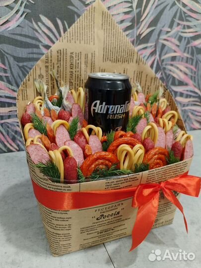 Мужские съедобные букеты