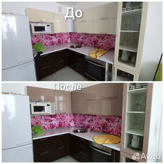 Ремонт кухонного гарнитура (Замена фасадов)