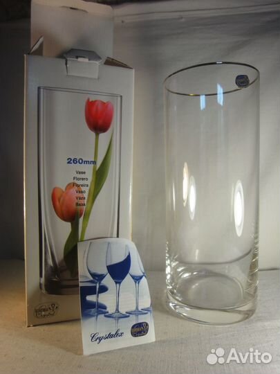 Вазы для цветов,богемское стекло, Чехия