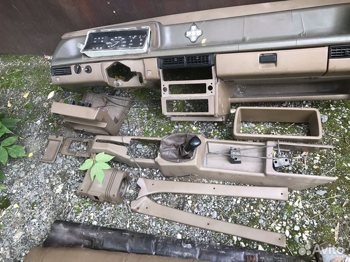 Коричневый салон ваз 2108